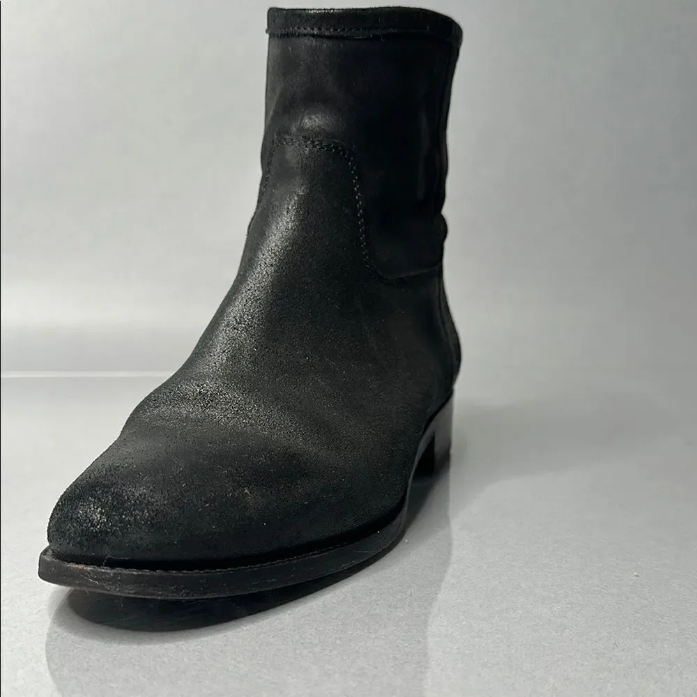 Authentic Jimmy Choo Ankle Booties | Black Suede | EU 38.5 | (A-1526)